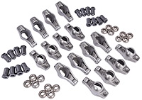Cast Steel Roller Tip Rocker Arms for Small Block Ford [1.6 Ratio, 3/8 in. Stud]