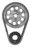 Double Roller Timing Set Fits Select 1964-2002 AMC/Jeep w/2.4L 4cyl., 3.3L, 3.8L, 4.0L, 4.2L 6 cyl. [w/9-Keyway Crank Sprocket]