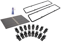 Aluminum Roller Rocker Arm Kit for 1955-1985 Small Block Chevy [1.5 Ratio, 3/8 in. Stud]