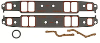 Intake Manifold Gasket Set for Small Block Chevy [Port Size: 1.280 in. x 2.090 in.]