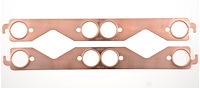 Copper Exhaust Gaskets 1955-1995 Small Block Chevy [Round Port]