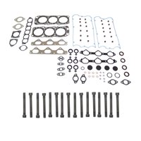 Engine Top-End Gasket Set w/Head Bolts Fits Select 1991-1999 Dodge, Mitsubishi Models w/3.0L V6 24V Turbocharged DOHC Engine