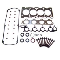 Engine Top-End Gasket Set w/Head Bolts Fits Select 1997-1999 Mitsubishi Montero Sport w/2.4L L4 16V SOHC Engine