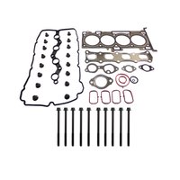 Engine Top-End Gasket Set w/Head Bolts Fits Select 2008-2021 Mitsubishi w/2.4L L4 16V DOHC Engine