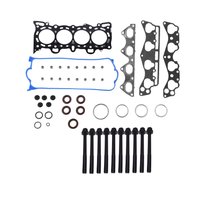 Engine Top-End Gasket Set w/Head Bolts Fits Select 1996-2000 Honda w/1.6L L4 16V SOHC [VTEC] Engine