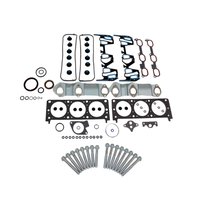 Engine Top-End Gasket Set w/Head Bolts Fits Select 1999 Oldsmobile, Pontiac Models w/3.4L V6 12V OHV Engine