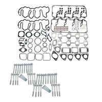 Engine Top-End Gasket Set w/Head Bolts Fits Select 2004-2010 Chevrolet, GMC, Hummer Models w/6.6L V8 32V DIESEL OHV Engine