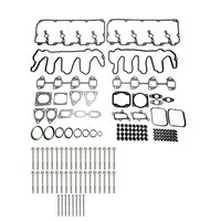 Engine Top-End Gasket Set w/Head Bolts Fits Select 2010-2016 Chevrolet, GMC Models w/6.6L V8 32V Turbocharged DIESEL OHV Engine
