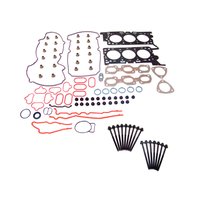 Engine Top-End Gasket Set w/Head Bolts Fits Select 2005-2006 Ford, Mercury Models w/3.0L V6 24V DOHC [Duratec] Engine