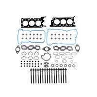 Engine Top-End Gasket Set w/Head Bolts Fits Select 2001-2004 Ford, Mazda Models w/3.0L V6 24V DOHC [Duratec] Engine