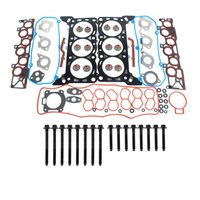 Engine Top-End Gasket Set w/Head Bolts Fits Select 1998 Ford Windstar w/3.8L V6 12V OHV Engine