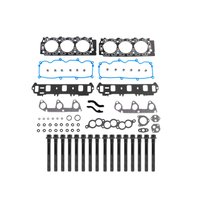 Engine Top-End Gasket Set w/Head Bolts Fits Select 1996-1998 Ford, Mercury Models w/3.0L V6 12V OHV [Vulcan] Engine