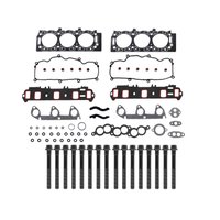 Engine Top-End Gasket Set w/Head Bolts Fits Select 1991-1995 Ford, Mazda Models w/3.0L V6 12V OHV [Vulcan] Engine