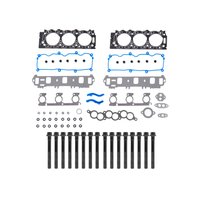Engine Top-End Gasket Set w/Head Bolts Fits Select 1996-1998 Ford, Mazda Models w/3.0L V6 12V OHV [Vulcan] Engine