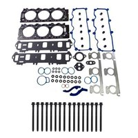 Engine Top-End Gasket Set w/Head Bolts Fits Select 2002-2008 Ford, Mazda Models w/3.0L V6 12V OHV [Vulcan] Engine