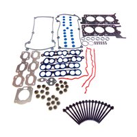 Engine Top-End Gasket Set w/Head Bolts Fits Select 1999 Ford, Mercury Models w/3.0L V6 24V DOHC [Duratec] Engine