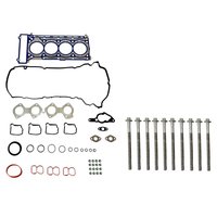 Engine Top-End Gasket Set w/Head Bolts Fits Select 2012-2015 Mercedes-Benz w/1.8L L4 16V Turbocharged DOHC Engine