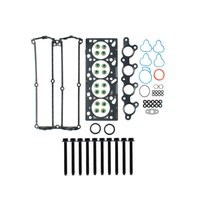 Engine Top-End Gasket Set w/Head Bolts Fits Select 2000 Ford Focus w/2.0L L4 16V DOHC [Zetec] Engine