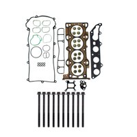 Engine Top-End Gasket Set w/Head Bolts Fits Select 2003-2004 Ford Focus w/2.3L L4 16V DOHC [Duratec] Engine