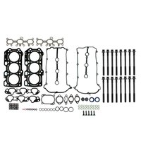 Engine Top-End Gasket Set w/Head Bolts Fits Select 1993-2002 Mazda w/2.5L V6 24V DOHC Engine