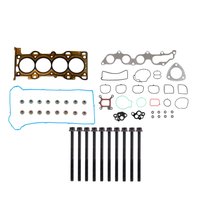 Engine Top-End Gasket Set w/Head Bolts Fits Select 2004-2011 Ford, Mazda, Mercury Models w/2.3L L4 16V DOHC [Duratec] Engine