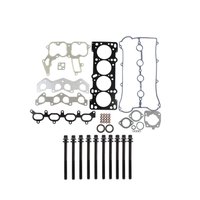 Engine Top-End Gasket Set w/Head Bolts Fits Select 1995-1997 Kia Sephia w/1.8L L4 16V DOHC Engine