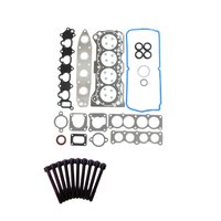 Engine Top-End Gasket Set w/Head Bolts Fits Select 1992-2001 Chevrolet, Geo, Suzuki Models w/1.6L L4 16V SOHC Engine