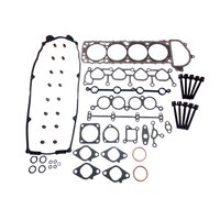 Engine Top-End Gasket Set w/Head Bolts Fits Select 1991-1994 Nissan 240SX w/2.4L L4 16V DOHC Engine