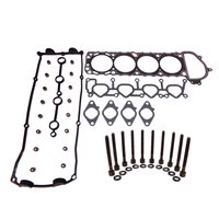 Engine Top-End Gasket Set w/Head Bolts Fits Select 1994-1998 Nissan 240SX w/2.4L L4 16V DOHC Engine