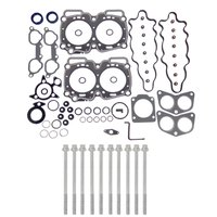 Engine Top-End Gasket Set w/Head Bolts Fits Select 1990-1998 Subaru w/2.2L H4 16V Naturally Aspirated SOHC Engine