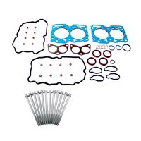 Engine Top-End Gasket Set w/Head Bolts Fits Select 2010-2012 Subaru Legacy w/2.5L H4 16V Turbocharged DOHC Engine