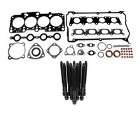 Engine Top-End Gasket Set w/Head Bolts Fits Select 1997-2006 Audi, Volkswagen Models w/1.8L L4 20V Turbocharged DOHC Engine