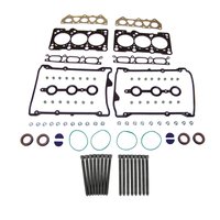 Engine Top-End Gasket Set w/Head Bolts Fits Select 2000-2005 Audi w/2.7L V6 30V Turbocharged DOHC Engine