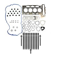 Engine Top-End Gasket Set w/Head Bolts Fits Select 2007-2010 Mini Cooper w/1.6L L4 16V Naturally Aspirated DOHC Engine
