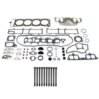Engine Top-End Gasket Set w/Head Bolts Fits Select 1985-1995 Toyota w/2.4L L4 8V Naturally Aspirated SOHC Engine