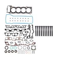 Engine Top-End Gasket Set w/Head Bolts Fits Select 1994-2004 Toyota w/2.4L, 2.7L L4 16V DOHC Engines