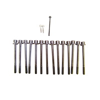 Cylinder Head Bolt Set Fits Select 2002-2012 Buick, Chevrolet, GMC, Hummer, Isuzu, Oldsmobile & Saab 2.8L-4.2L L4 Engines