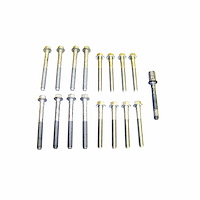 Cylinder Head Bolt Set Fits Select 1987-1994 Buick, Cadillac, Chevrolet, Oldsmobile & Pontiac 2.8L, 3.1L V6 Engines