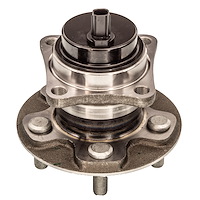Wheel Bearing and Hub Assembly Fits Select 2009-2019 Pontiac, Toyota Models [Rear]