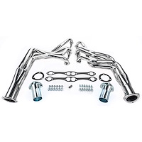 Metallic Ceramic-Coated Long Tube Headers for 1964-1989 Small Block Chevy Passenger Car [265-400 ci]