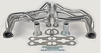 Metallic Ceramic Coated Long Tube Headers 1967-1991 Small Block Chevy Truck/SUV (265-400 c.i.)
