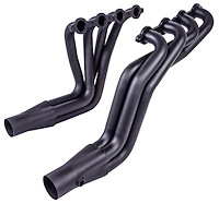 GM LS Engine Swap Headers for 1967-1999 GM Pickup Trucks [Black]
