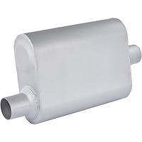 30210 - Chambered Deep-Tone Muffler 2.250 in. Offset Inlet / Center Outlet