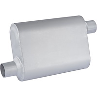 Chambered Deep-Tone Muffler 2.250 in. Offset Inlet / Offset Outlet
