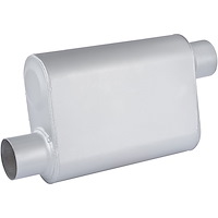 Chambered Deep-Tone Muffler 3 in. Offset Inlet / Offset Outlet