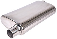 Turbo Muffler [2 1/4 in.] Offset/Offset - Reversible