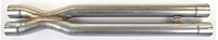 30429 - Resonator Eliminator w/ X-Pipe for 2010-2014 Chevy Camaro SS [2.500 in.]