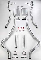 30525 - Header-Back Dual Exhaust Kit for 1978-1988 GM G-Body [2-1/2 in.]