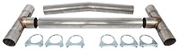 Universal H-Pipe Kit [2.500 in Diameter]