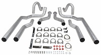 Header-Back Dual 2 1/2 in. Exhaust Kit for Select 1964-1972 Buick, Chevrolet, GMC, Oldsmobile & Pontiac Models